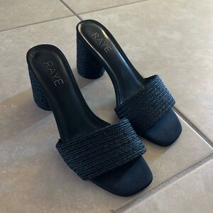 RAYS Black Sandals